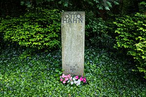 Grave of Otto Hahn at Stadtfriedhof Göttingen 2017 01