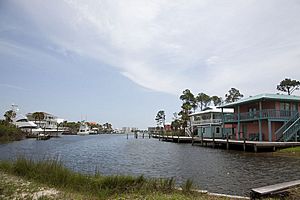 Gulf Shores Houses on canal
