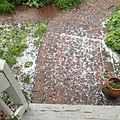 Hail in Charlton, Massachusetts