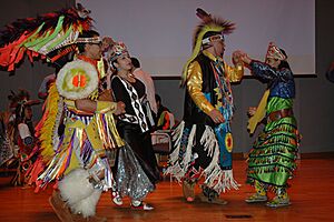 Haliwa Saponi dancers