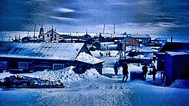 Hooper Bay in Winter