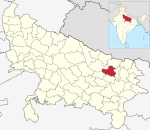 India Uttar Pradesh districts 2012 Basti.svg