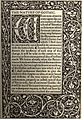 Kelmscott Press - The Nature of Gothic by John Ruskin (first page)