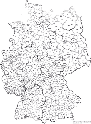 Kfz-Kennzeichen Deutschlands