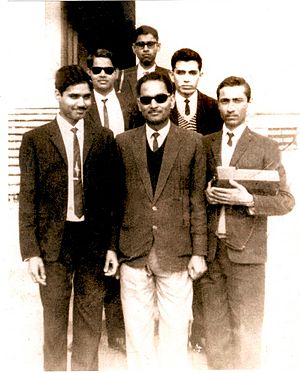 Lalji Singh in 1968 at BHU Varanasi India