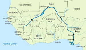 Map of River Niger