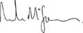 Mark McGowan signature 2020