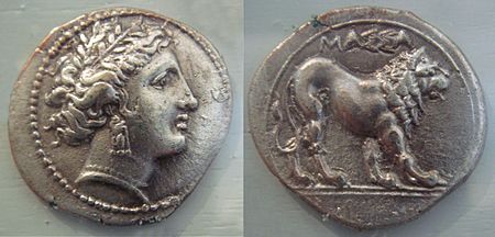 Massalia large coin 5th 1st century BCE