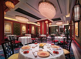 Michelin two-starred Shang Palace main dining hall