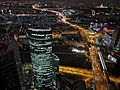 Moscow city view from OKO tower