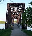 Niobrara State Park bridge from W