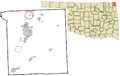 Ottawa County Oklahoma incorporated and unincorporated areas Cardin highlighted