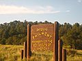 Philmont Scout Ranch entrance sign