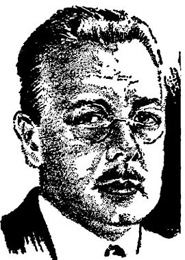 Philip Francis Nowlan, as pictured in Science Wonder Stories, September 1929 (as "Frank Phillips")