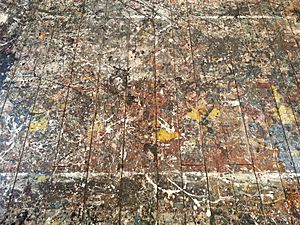 Pollock-Krasner House studio floor 2