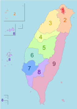 Postal zone of Taiwan