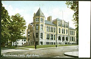 PostcardOldMiddletownHighSchoolCA1905