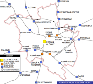 Poznański Węzeł Kolejowy stan w VI 2012