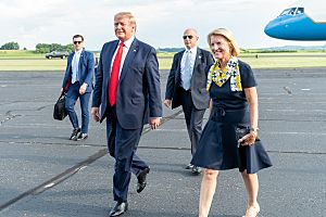 President Trump Arrives in West Virginia (48372960481)