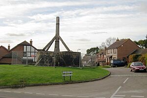 Remains of The Downs Windmill, Windmill Park, Sidley, East Sussex - geograph.org.uk - 1020376