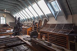 Robert Smail's Printing Works caseroom