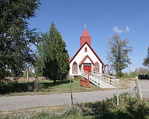 Ross Fork Episcopal Church. left view