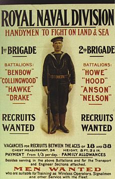 Royal Naval Division recruiting poster