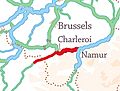 River Sambre location and connections