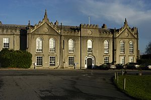 Sandleford Priory (west front), Sandleford, Greenham, Newbury, Berkshire, England
