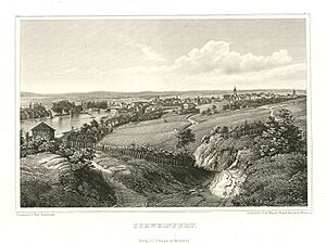 Schweinfurt Stahlstich 1847