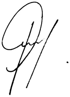 Signature of Georgi Parvanov