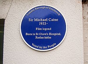 Sir Michael Caine Plaque - geograph.org.uk - 497396