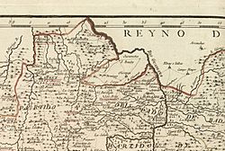 Situação geográfica de Olivença (1773)