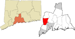 Woodbridge's location within the South Central Connecticut Planning Region and the state of Connecticut