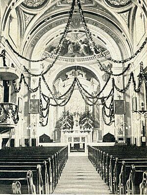 St. Mary's Seminary, interior Church of the Assumption, Perryville, MO
