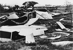 StateLibQld 1 186971 Remains of St. John's Church, Townsville, which was destroyed by Cyclone 'Leonta' in 1903