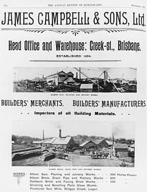 StateLibQld 2 109744 Advertisement for James Campbell and Sons Ltd, building suppliers, Brisbane, 1902