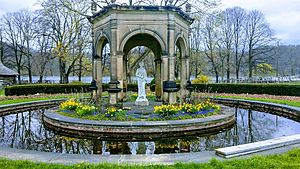 Statue of Harmonia old economy village pa