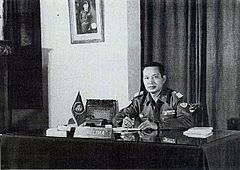 Suharto as the commander of Kostrad
