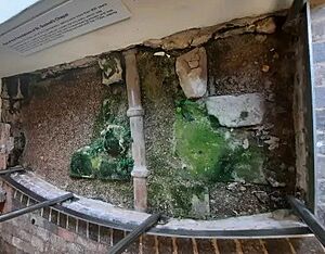 Surviving ruins of Chapel of St. Gudwal, Worcester