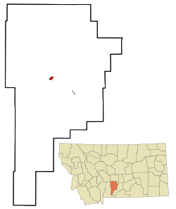 Location of Big Timber, Montana