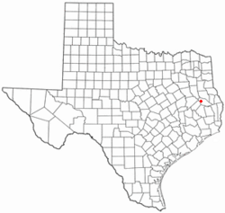 Location of Hudson, Texas