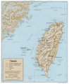 Taiwan map large