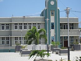 Town hall in Manatí barrio-pueblo
