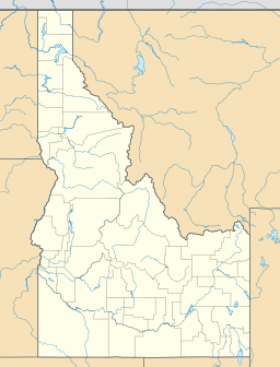 Location of Three Lake in Idaho, USA.