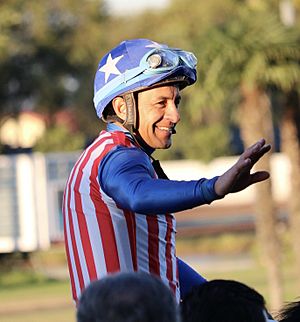 Victor Espinoza at Los Alamitos track 2016 25.jpg