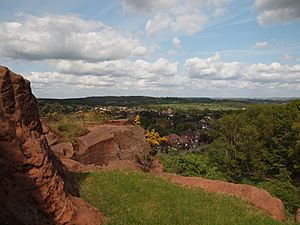 View of Kinver from Rock Houses