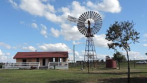 Visitor information centre and windmill, Wandoan, 2014