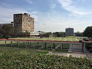 Vista a la Universidad Nacional Autónoma de México
