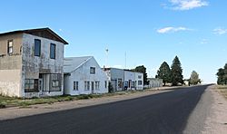 1st Avenue in Vona, the town's main street.